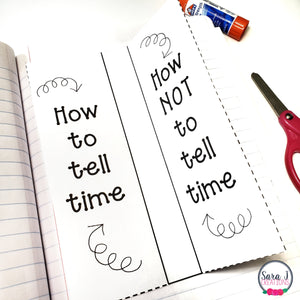 Telling Time to the Five Minute Centers