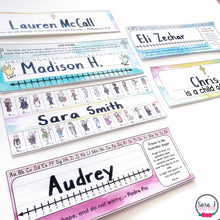 Load image into Gallery viewer, Catholic Desk Name Tags Classroom Decor
