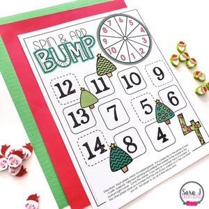 Christmas No Prep Addition Bump Games