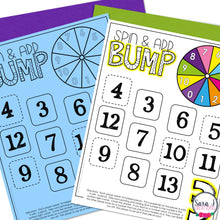 Load image into Gallery viewer, Addition Facts to 20 BUMP Games
