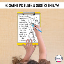 Load image into Gallery viewer, Catholic Saint Quotes Posters Catholic Classroom Decor All Saints Day Decor
