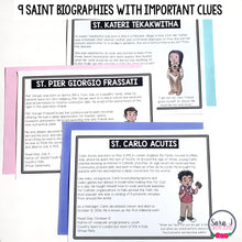 Load image into Gallery viewer, Catholic Escape Room Young Saints Religion Activities All Saints Day Game
