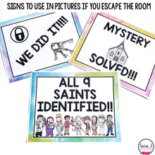 Load image into Gallery viewer, Catholic Escape Room Young Saints Religion Activities All Saints Day Game
