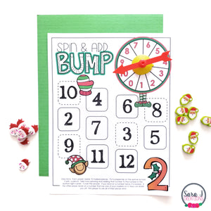 Christmas No Prep Addition Bump Games