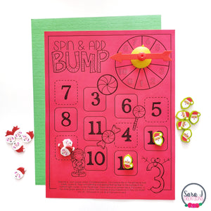 Christmas No Prep Addition Bump Games