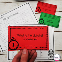 Load image into Gallery viewer, Christmas ELA Task Cards for 2nd Grade - Grammar, Punctuation, Parts of Speech
