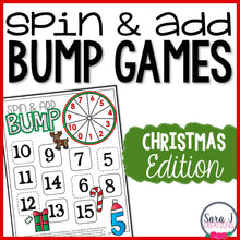 Load image into Gallery viewer, Christmas No Prep Addition Bump Games
