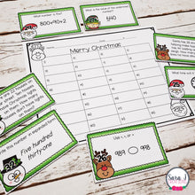 Load image into Gallery viewer, Christmas Math Task Cards for 2nd Grade Math Review

