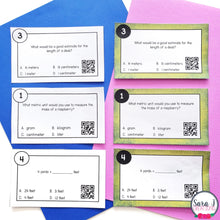 Load image into Gallery viewer, Measurement Conversion Task Cards 4th Grade
