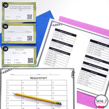 Load image into Gallery viewer, Measurement Conversion Task Cards 4th Grade
