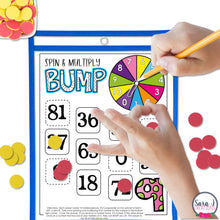 Load image into Gallery viewer, Multiplication Math Fact Bump Games
