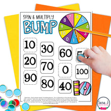 Load image into Gallery viewer, Multiplication Math Fact Bump Games
