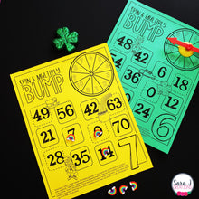 Load image into Gallery viewer, St. Patrick&#39;s Day Multiplication Math BUMP Games
