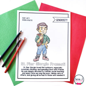 St. Pier Giorgio Frassati Activity Pack