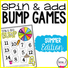 Load image into Gallery viewer, Summer Addition Games Fact Fluency Practice
