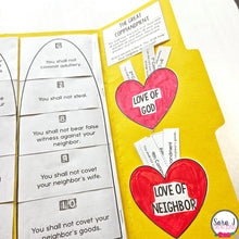 Load image into Gallery viewer, Ten Commandments Catholic Lapbook
