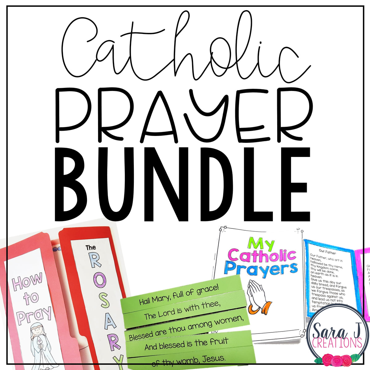 Catholic Prayers Bundle – Sara J Creations