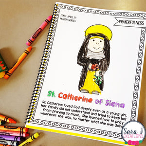 Catholic Saints Coloring Book