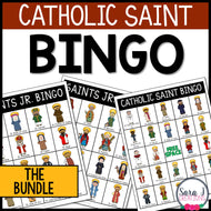Catholic Saints Bingo Bundle