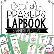 Load image into Gallery viewer, Catholic Prayers Lapbook SPANISH VERSION
