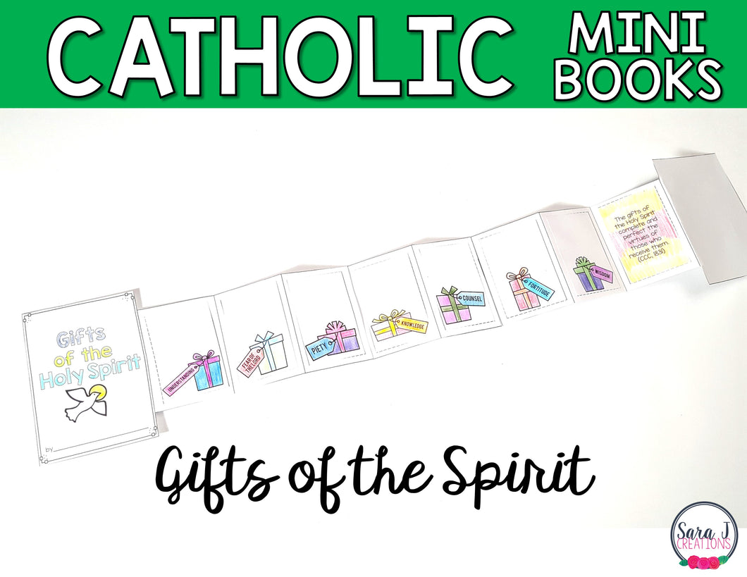 The Gifts of the Holy Spirit Mini Book