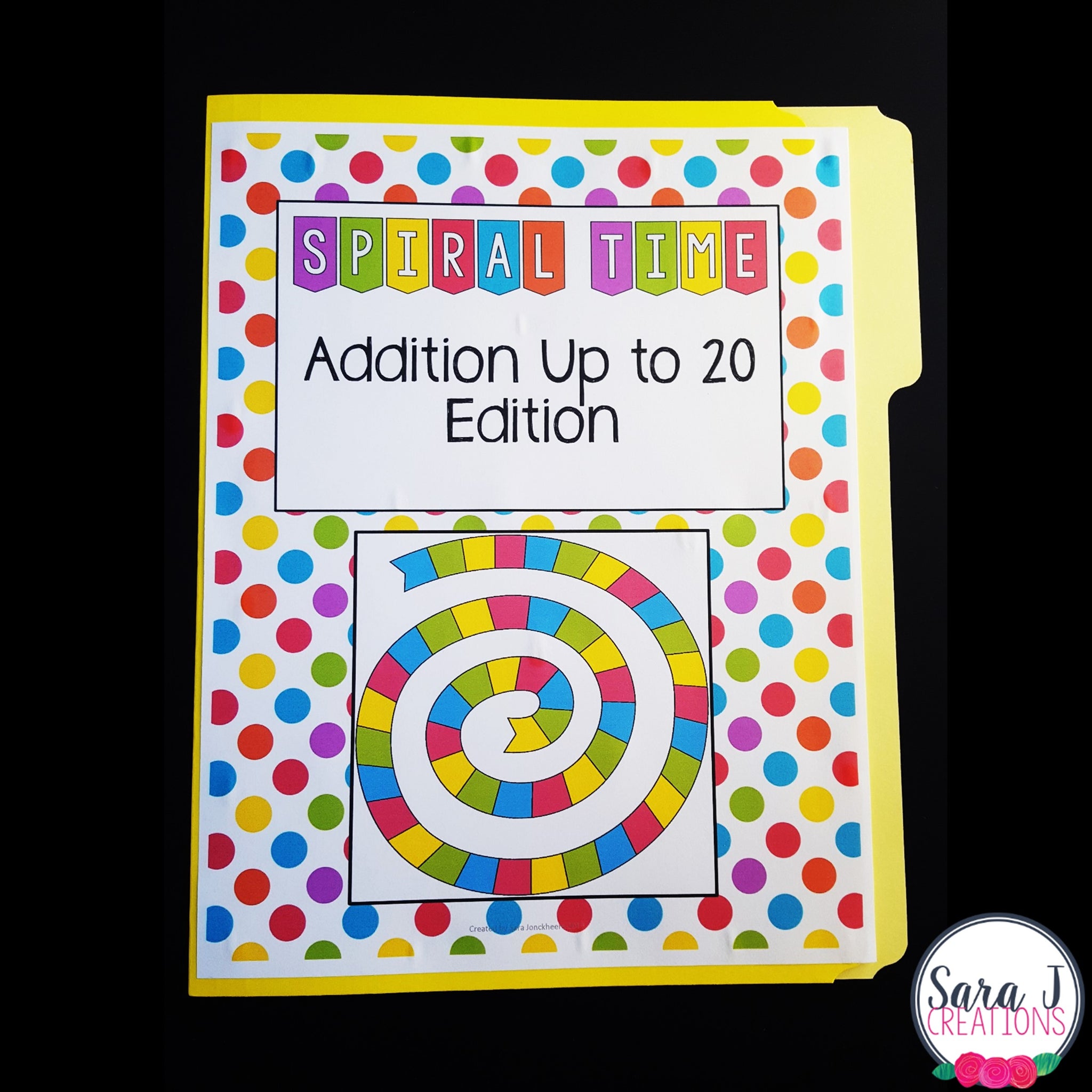 Addition Files Addition File Folder Game – Sara J Creations