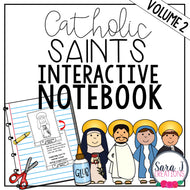 Catholic Saints Interactive Notebook Volume 2