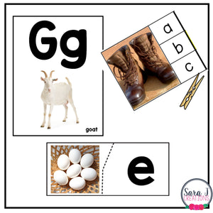 Alphabet Centers with Real Pictures