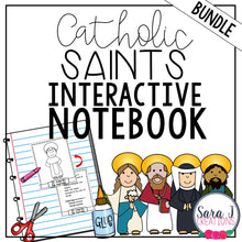 Load image into Gallery viewer, Catholic Saints Interactive Notebook BUNDLE
