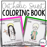 Catholic Saints Coloring Book