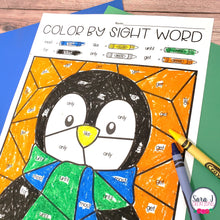 Load image into Gallery viewer, Color by Sight Word Seasonal BUNDLE Editable
