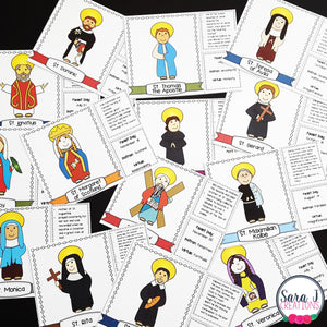 Catholic Saints Interactive Notebook BUNDLE