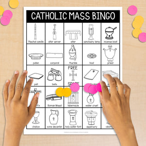 Catholic Mass Item Bingo