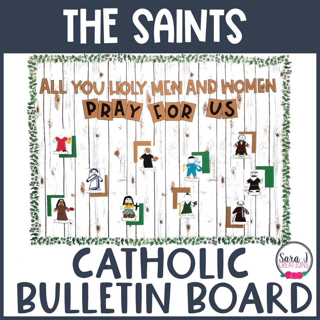 Catholic Saints Bulletin Board - All Saints' Day