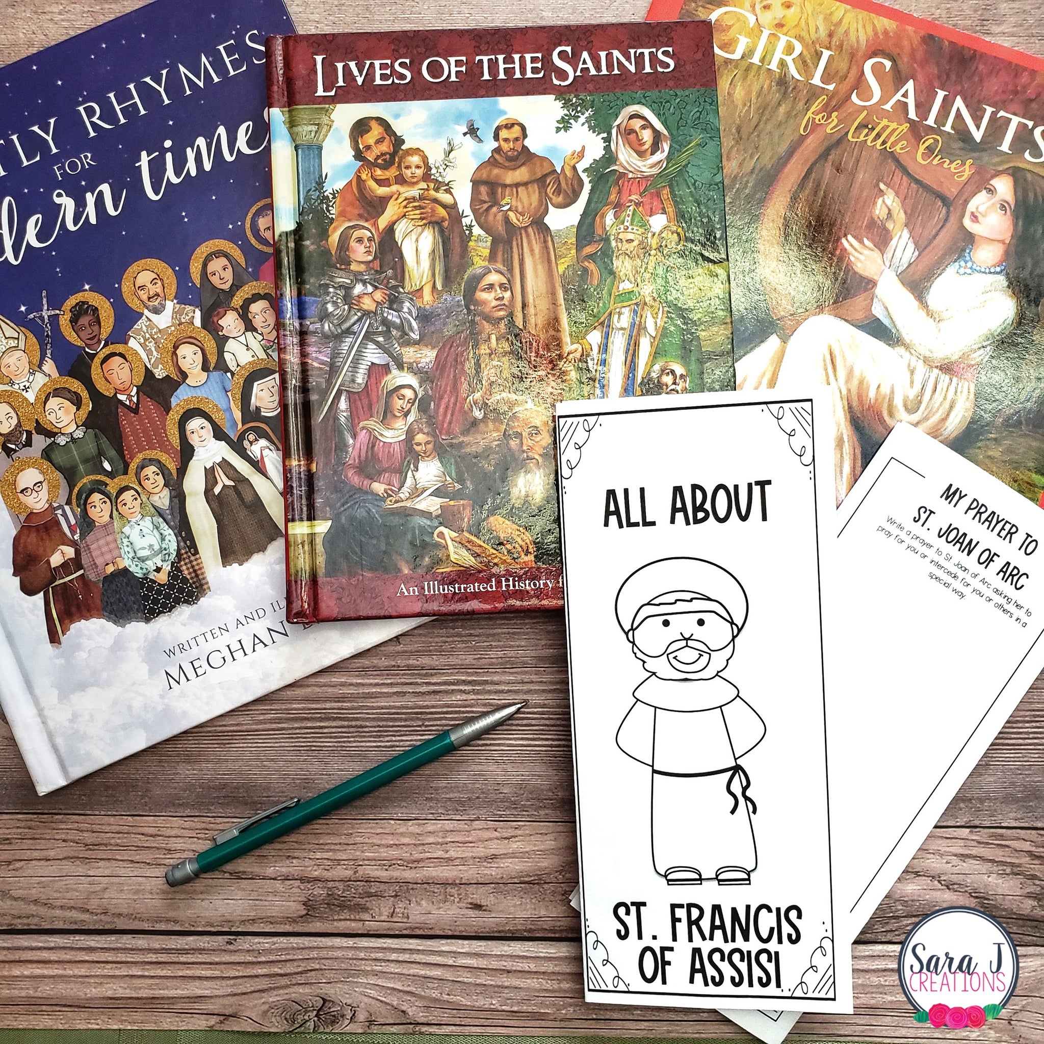 Saint Report Examples Catholic Saint Report Trifold Brochure – Sara J Creations