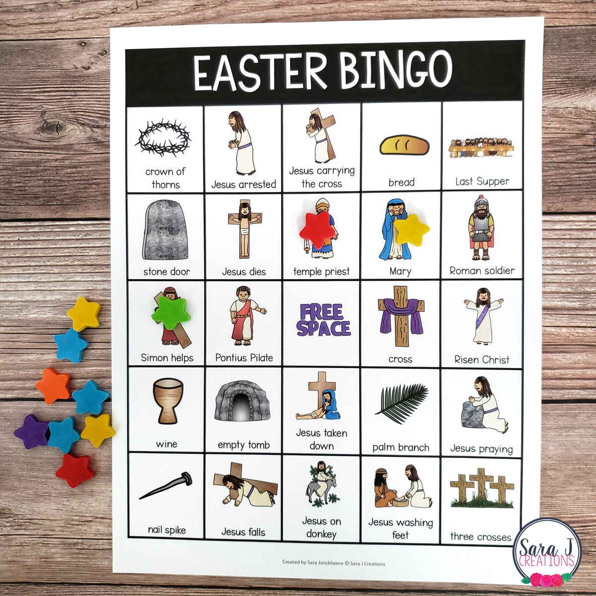 Easter Bingo Religious – Sara J Creations