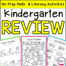 Load image into Gallery viewer, Summer Review Kindergarten

