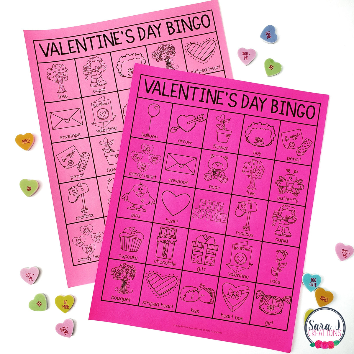 Valentine's Day Bingo – Sara J Creations