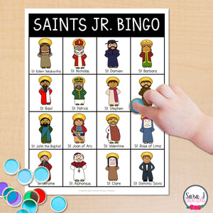 Catholic Saints Junior Bingo