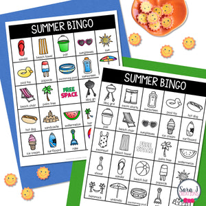 Summer Bingo – Sara J Creations