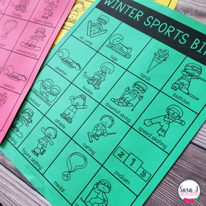 Winter Sports Bingo