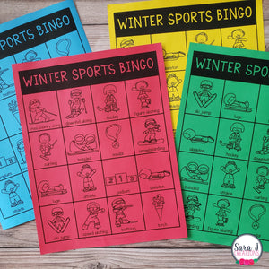 Winter Sports Bingo